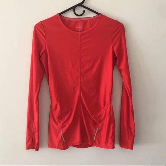 Athleta Tops - Athleta | Wick-It Running Top in Orange